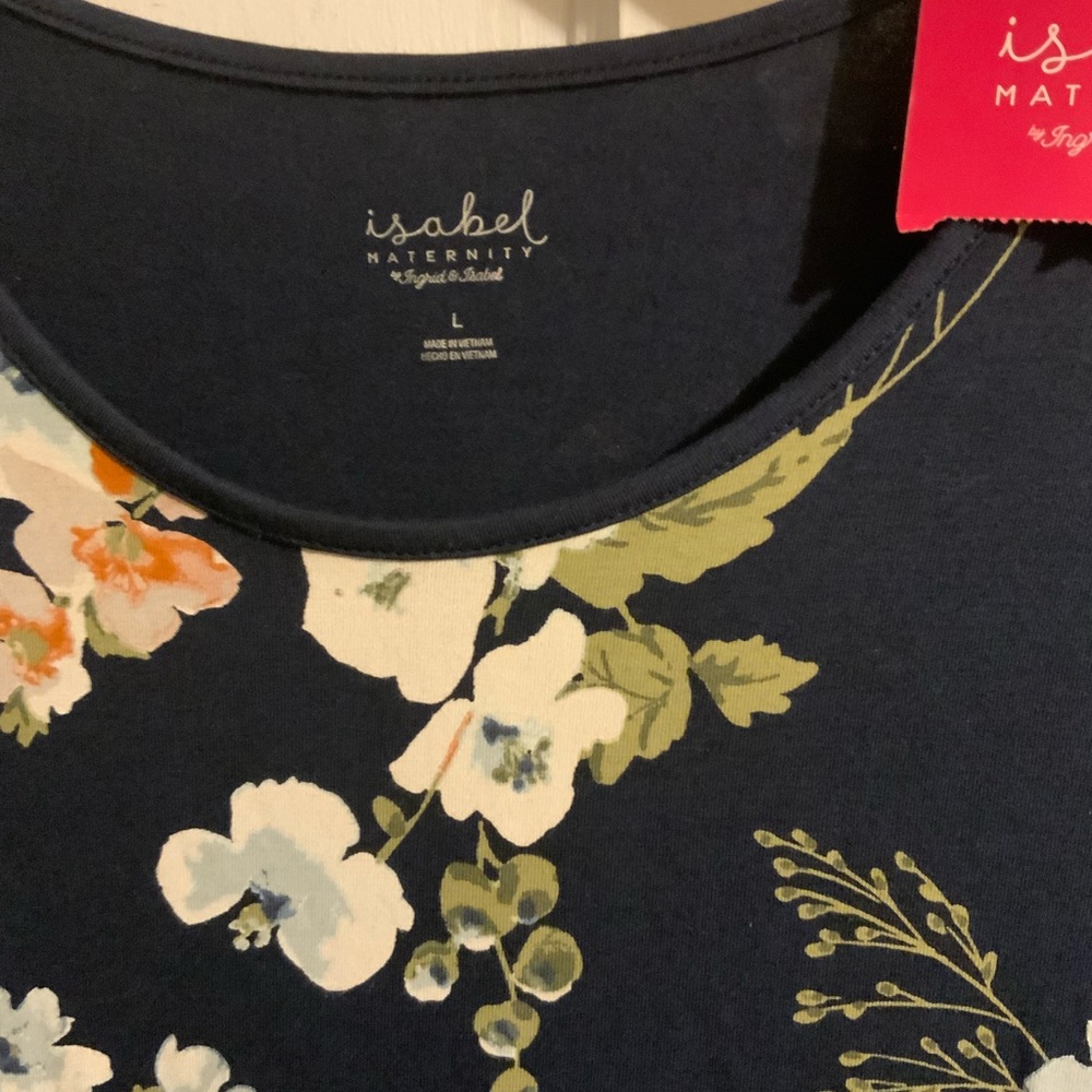 Maternity short sleeve dress